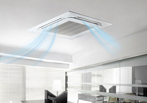 Specifications of the coil in the built-in ceiling fan coil